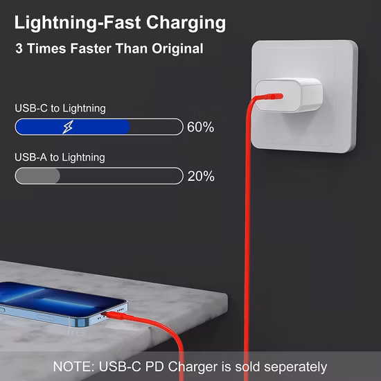 オリジナル Pd 20 ワット英国プラグ電源アダプタ 18 ワット USB C 充電携帯電話ケーブル Apple iPhone 12 プロ 20 ワット USB